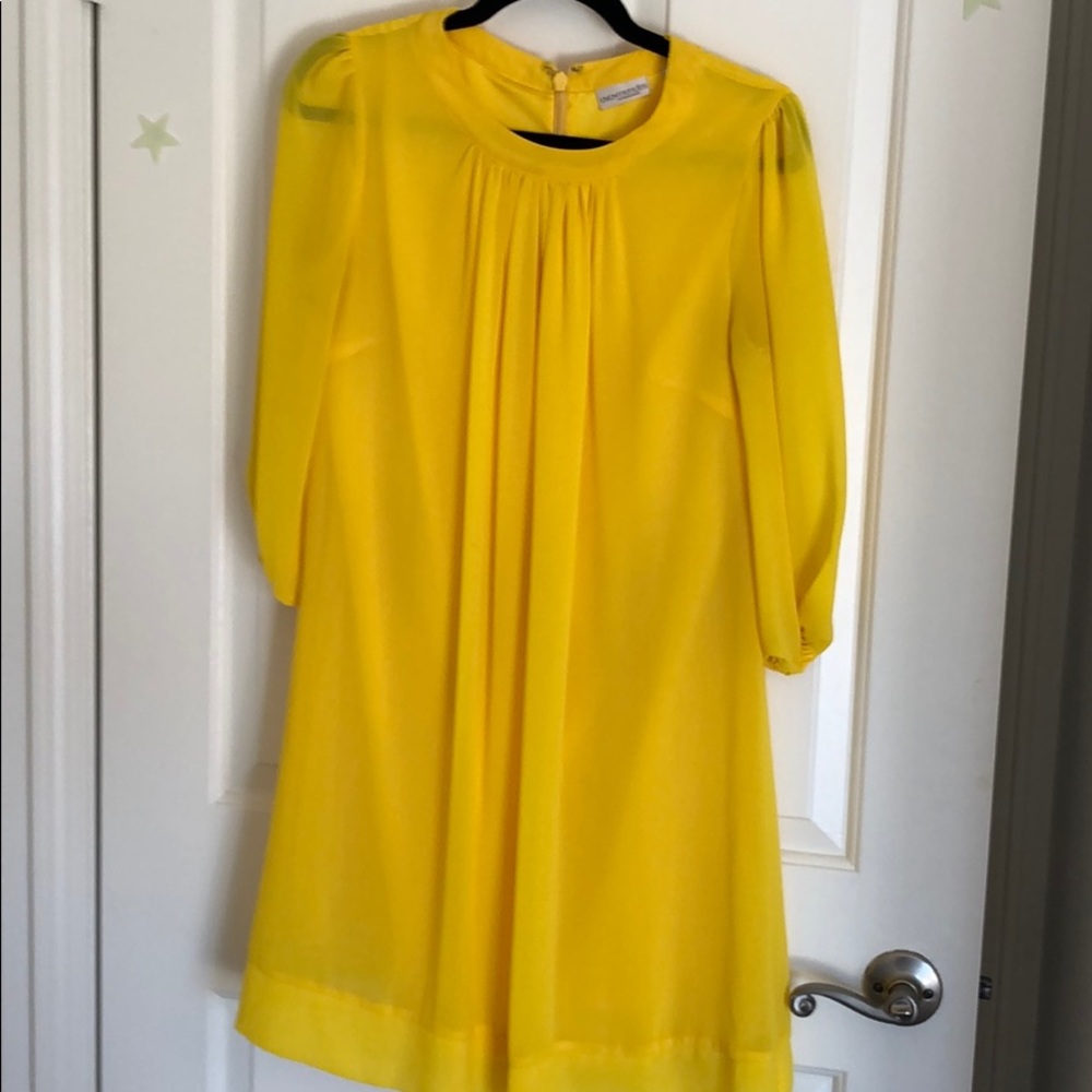 Yellow Work Dress